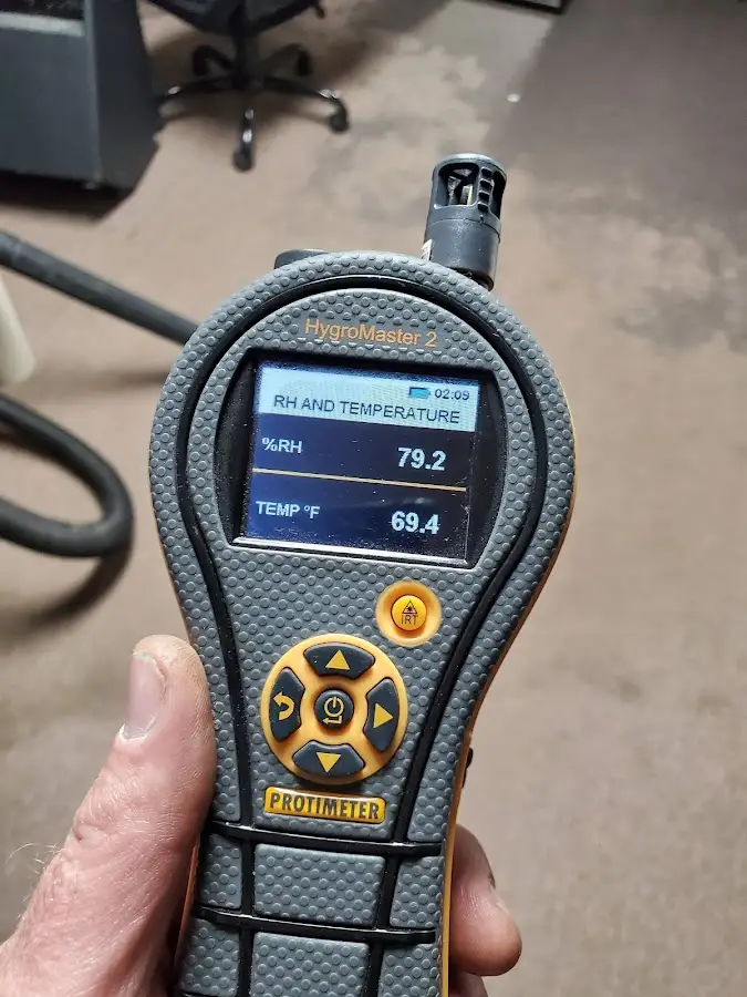 Moisture meter humidity assessment for Fire & Smoke Damage Restoration in Waldorf