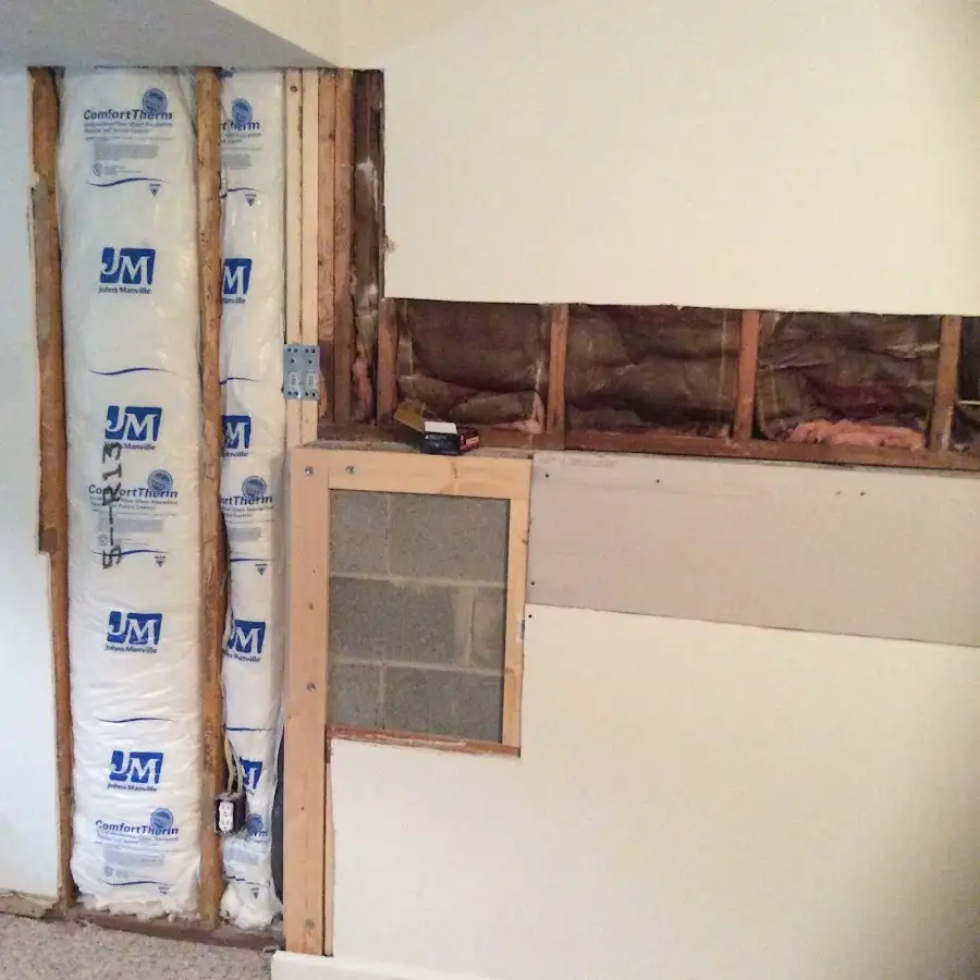 Wall insulation replacement during Odor Removal & Deodorization in Waldorf